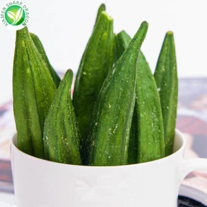 Byrbrydau Okra wedi'u Ffrio